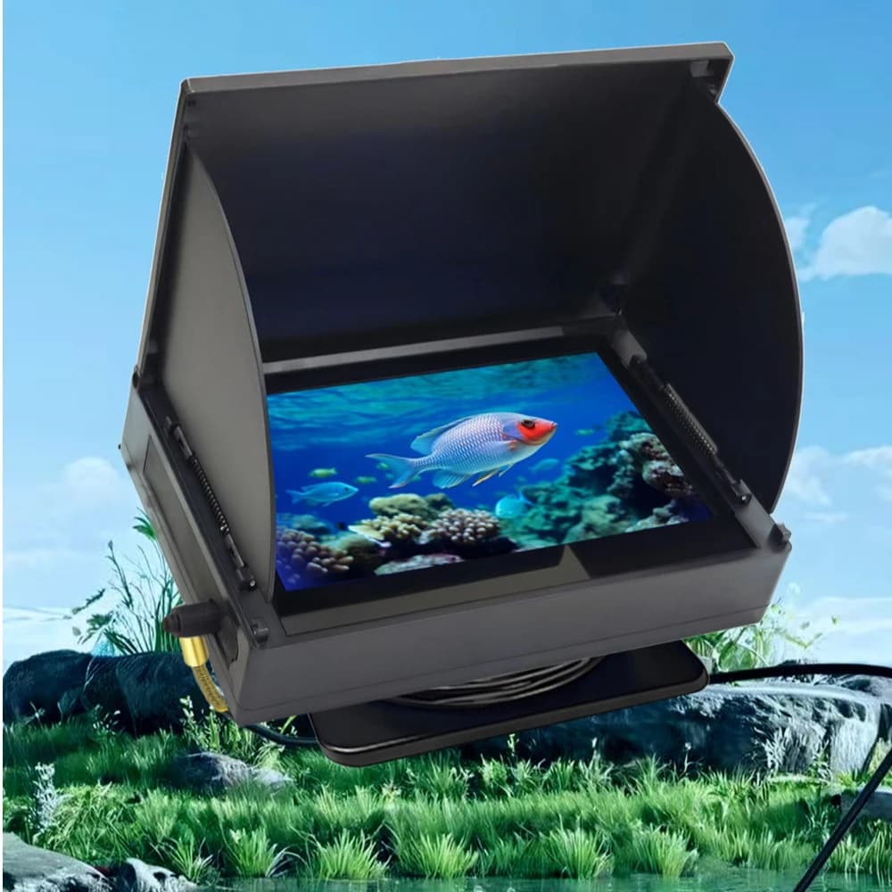 Détecteur de poissons sous-marin écran tactile 6" 4K avec vision nocturne IR pour pêche sportive