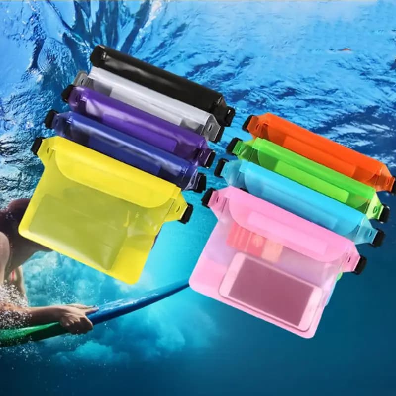 Sac étanche plongée pêche PVC - Protection téléphone sous-marin pêche kayak plage rivière