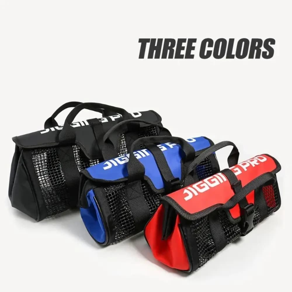 Sac filet pour leurres et appâts PVC grande capacité - rangement hameçons et jigs métalliques