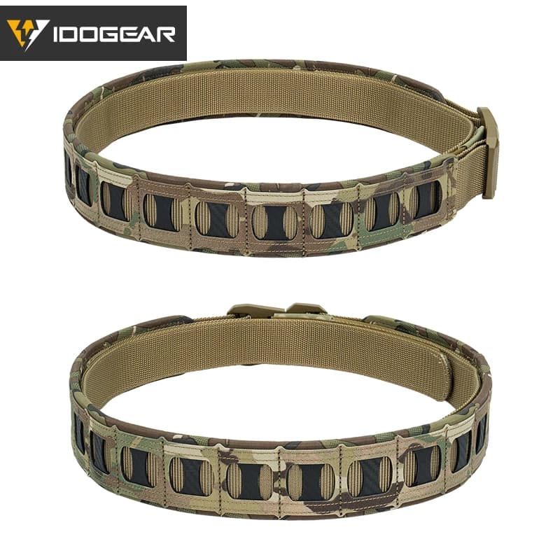 Ceinture tactique IDOGEAR 2 pouces boucle rapide MOLLE légère pour hommes pêche chasse