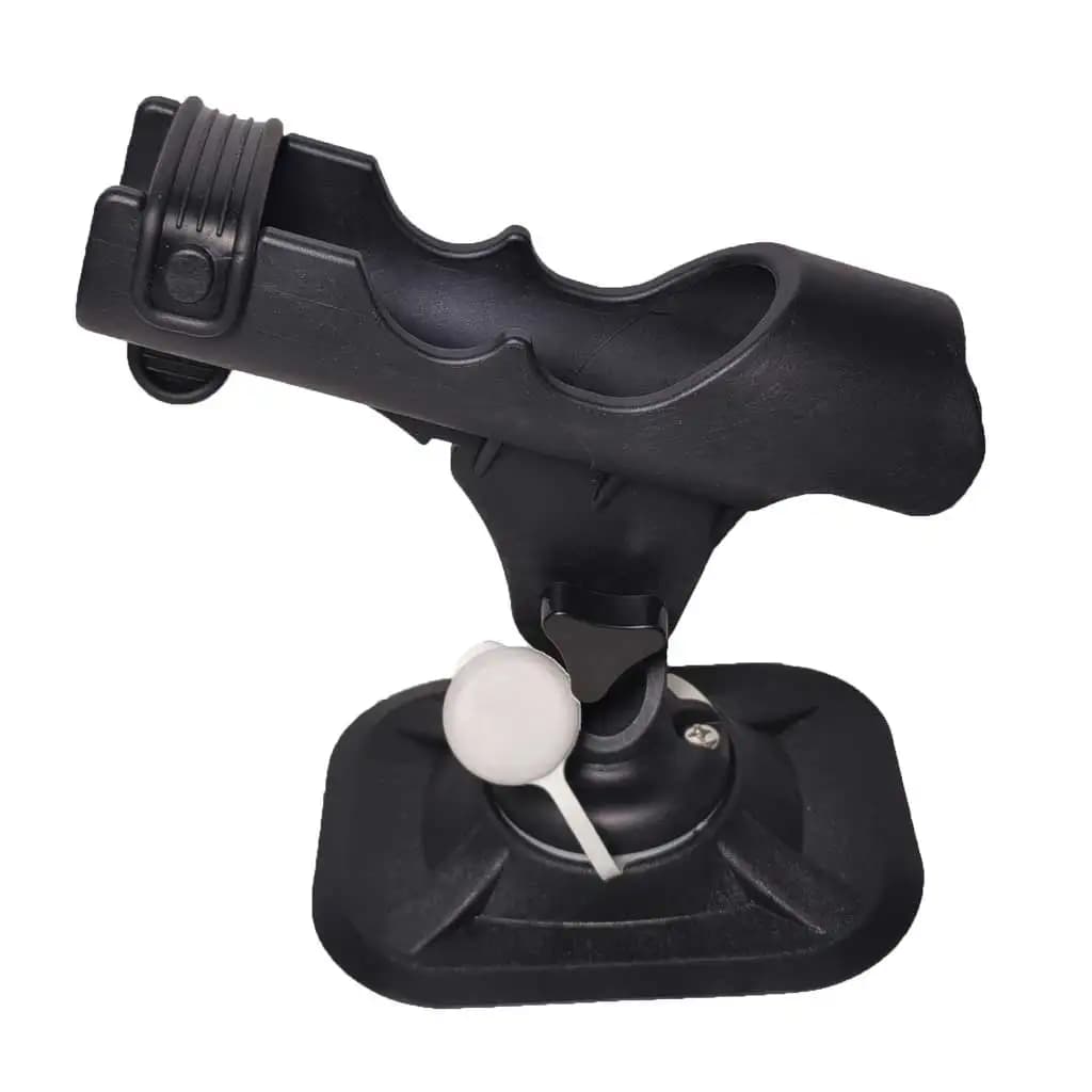Support de canne à pêche PVC pour bateau gonflable - Fixation réglable pour kayak et raft