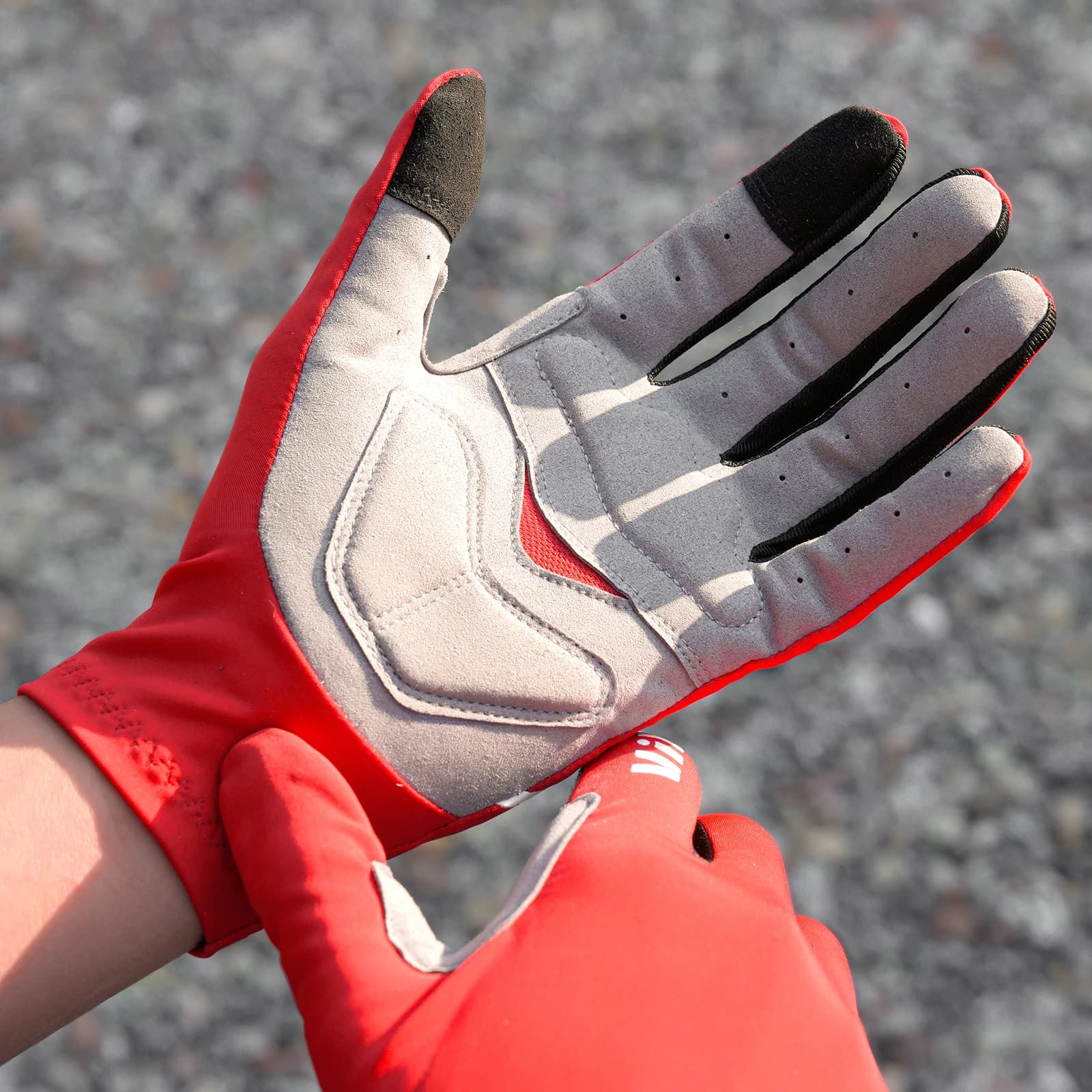 Gants vélo coupe-vent Breaking Wind - Antidérapants pour course route et VTT hommes femmes