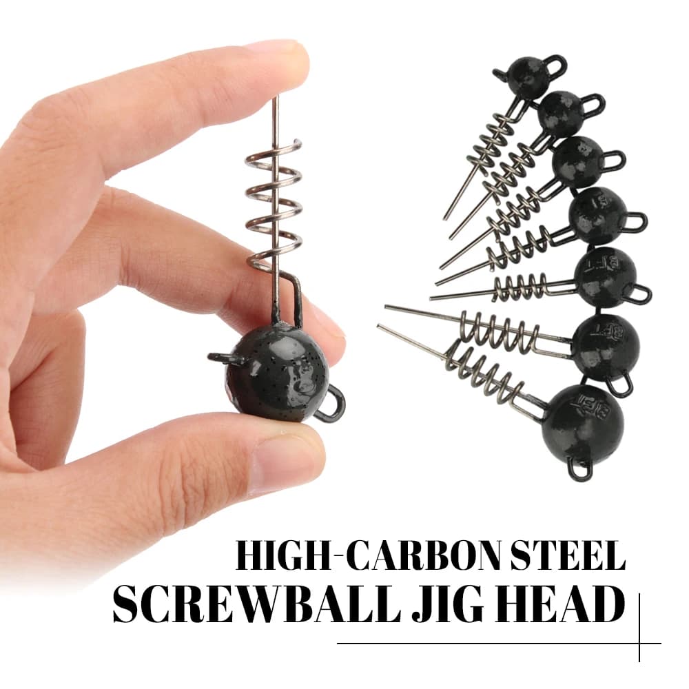 Tête Jig en bois de rose avec hameçons triple aiguisés - montage stinger rig pour basse, brochet et mer