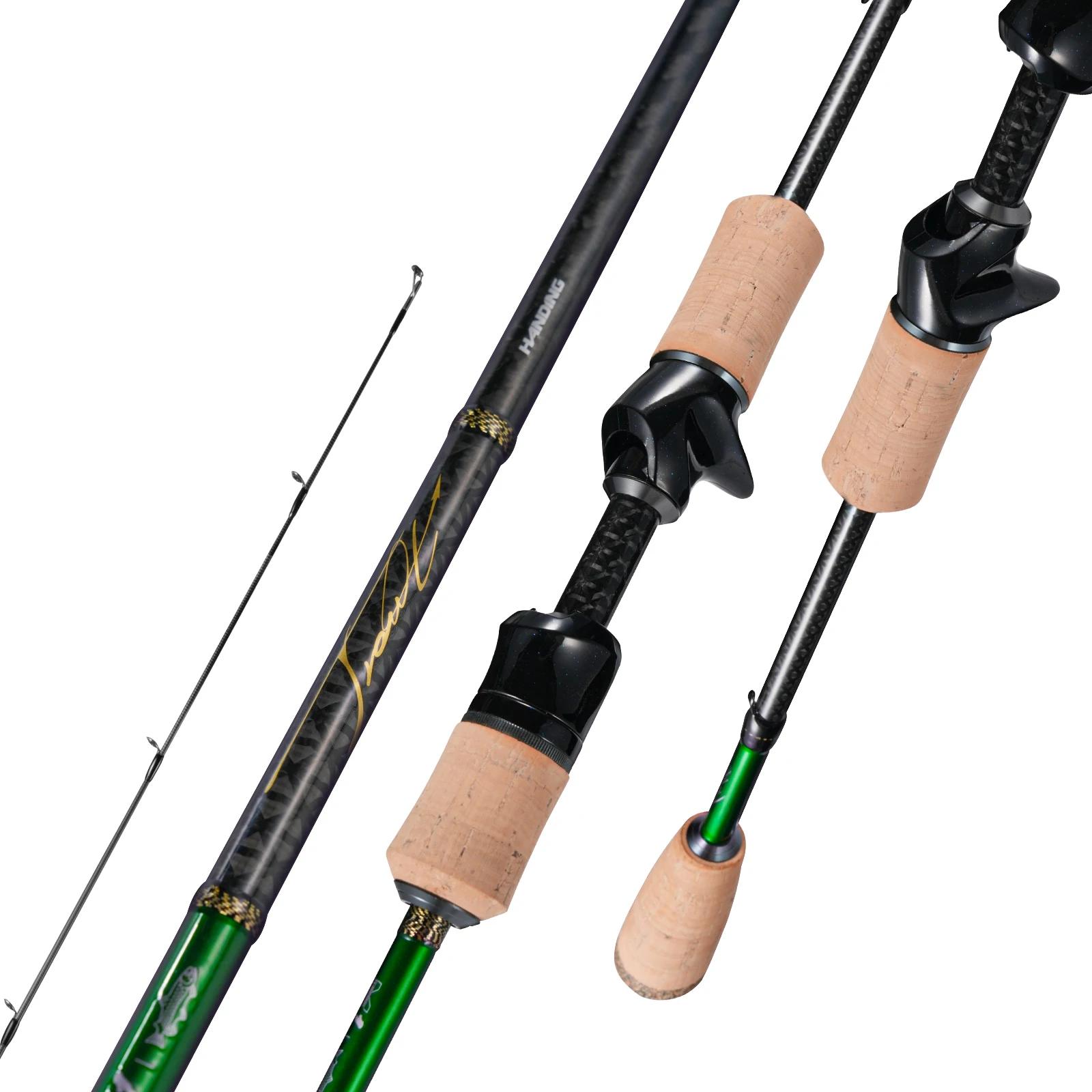 Canne ajing HANDING 2.13m carbone 30T UL-L - Pêche truite et rockfishing action rapide