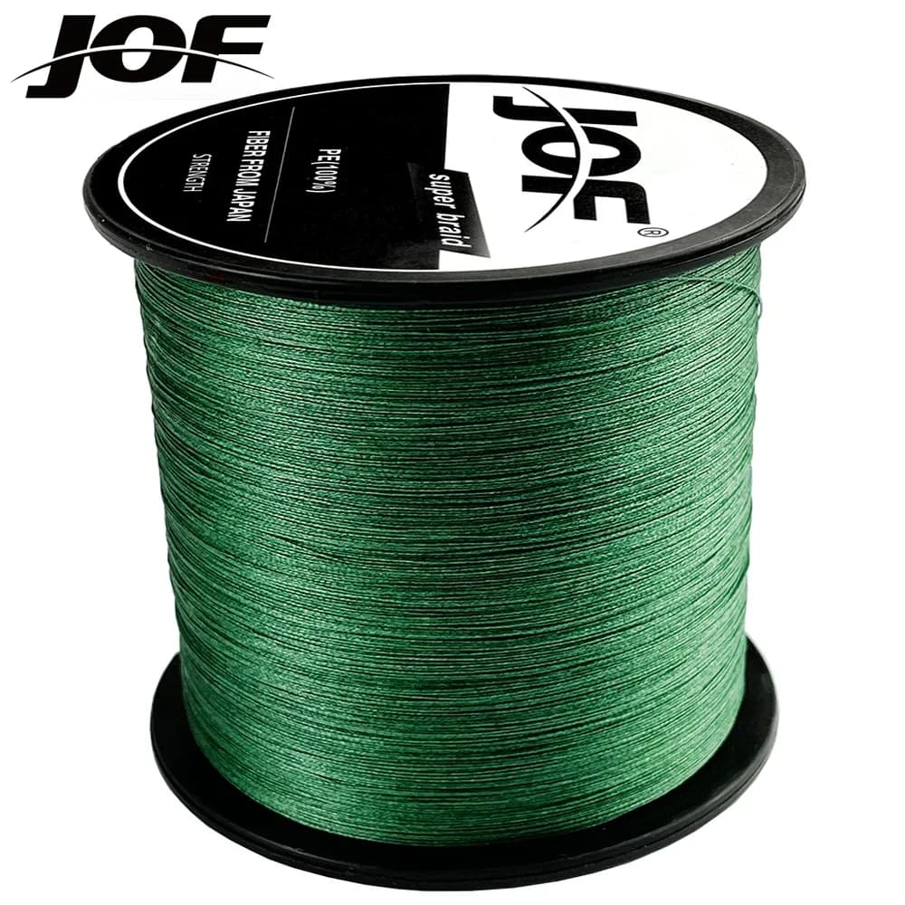 Ligne de pêche JOF 8 brins 500M multifilament PE pour carpe - Matériau japonais haute résistance 10-120LB