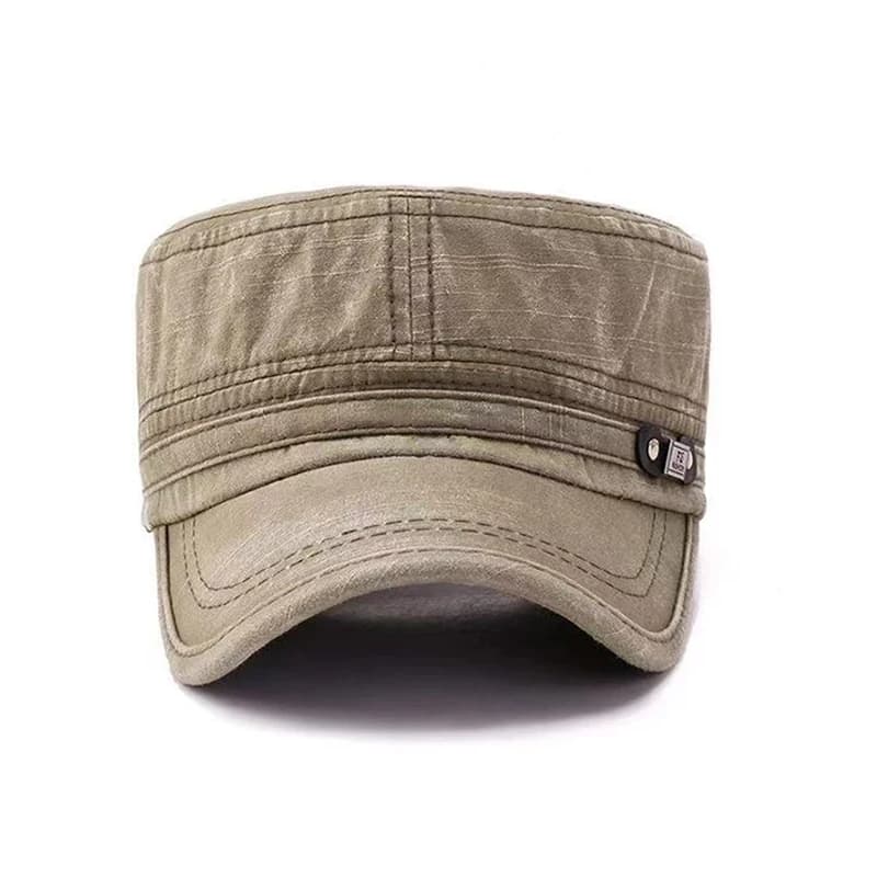 Casquette militaire coton pêche réglable - Style rétro armée pêcheur outdoor homme femme
