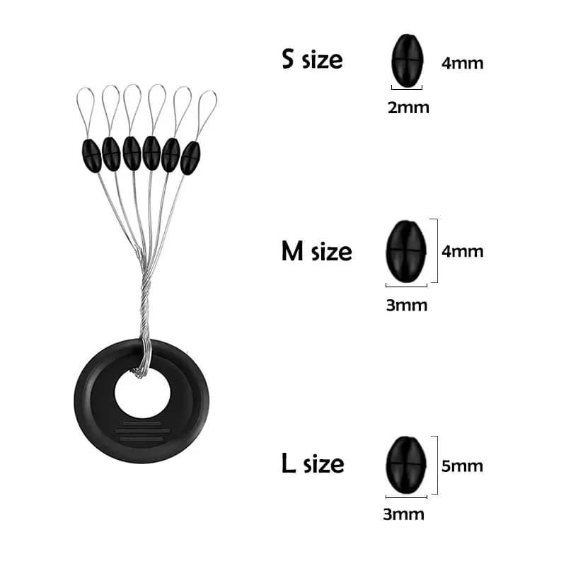 600 stops flotteurs ovale pêche leurres - Accessoires pêche spinning et pêche à la mouche