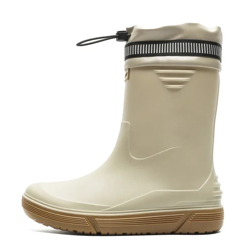 Bottes de pluie homme BIRROT mi-mollet élastiques anti-dérapantes PVC chaussures aquatiques taille 45