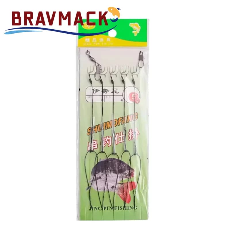 Hameçon de pêche simple barbed sharp en acier haute carbone pour montages personnalisés #3 à #13