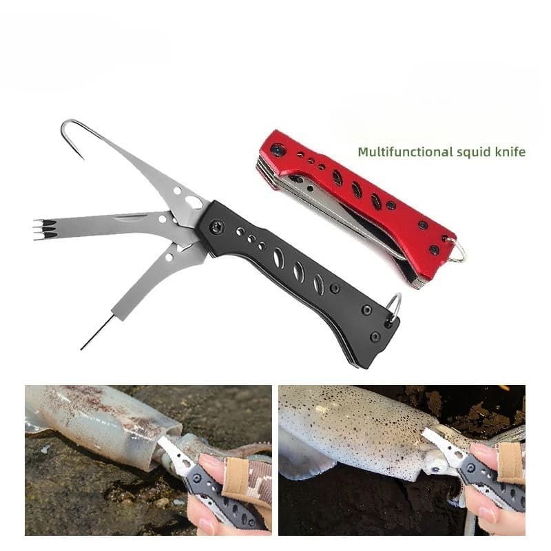 Pince multifonction pêche avec coupe-fil et dégorgeoir - Outil essentiel pour pêcheur mer et rivière
