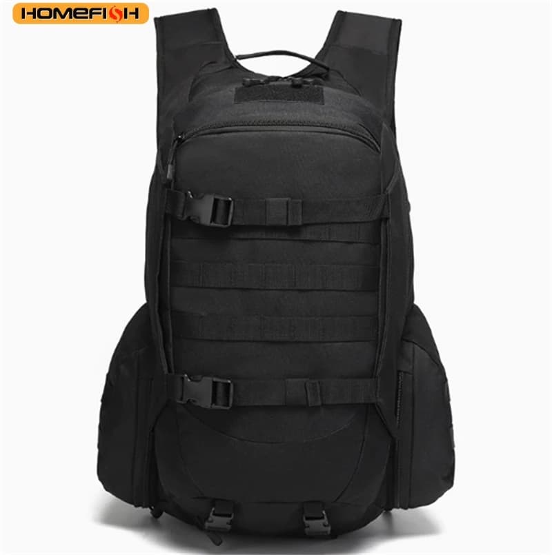 Sac à dos pêche chasse 45L étanche HOMEFISH - Sac tactique randonnée camping trekking