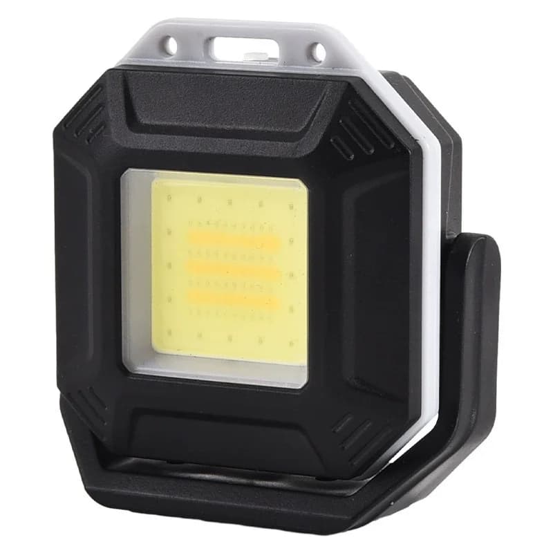 Lampe de travail LED rechargeable étanche avec base magnétique pour réparation bateaux et urgences