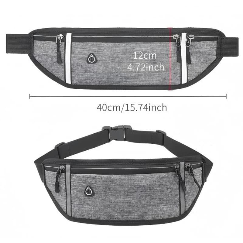 Sac banane sport femme et homme multifonction pour running, téléphone, pêche - pratique et tendance