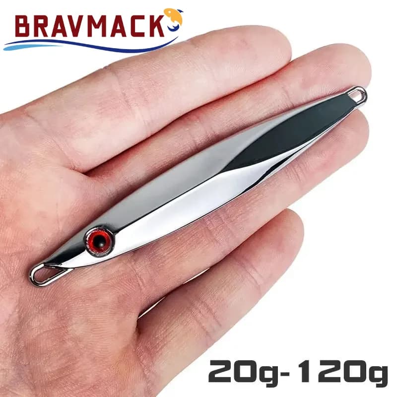 Leurre de pêche jig métal zinc allié qualité supérieure avec yeux 3D, leurre artificiel plombé pour