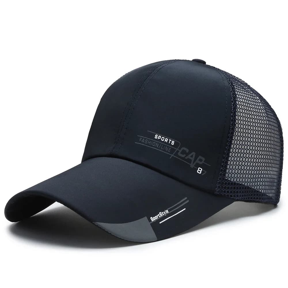 Chapeau de pêcheur été homme séchage rapide coréen respirant maille casual pour pêche