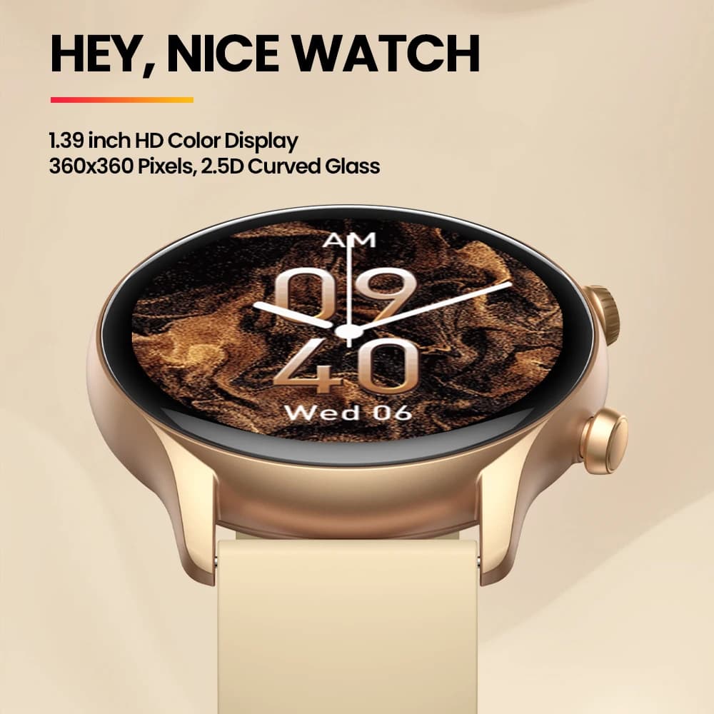 Smartwatch Zeblaze Btalk 3 Plus - Appels vocaux et monitoring santé pour pêcheurs communicants