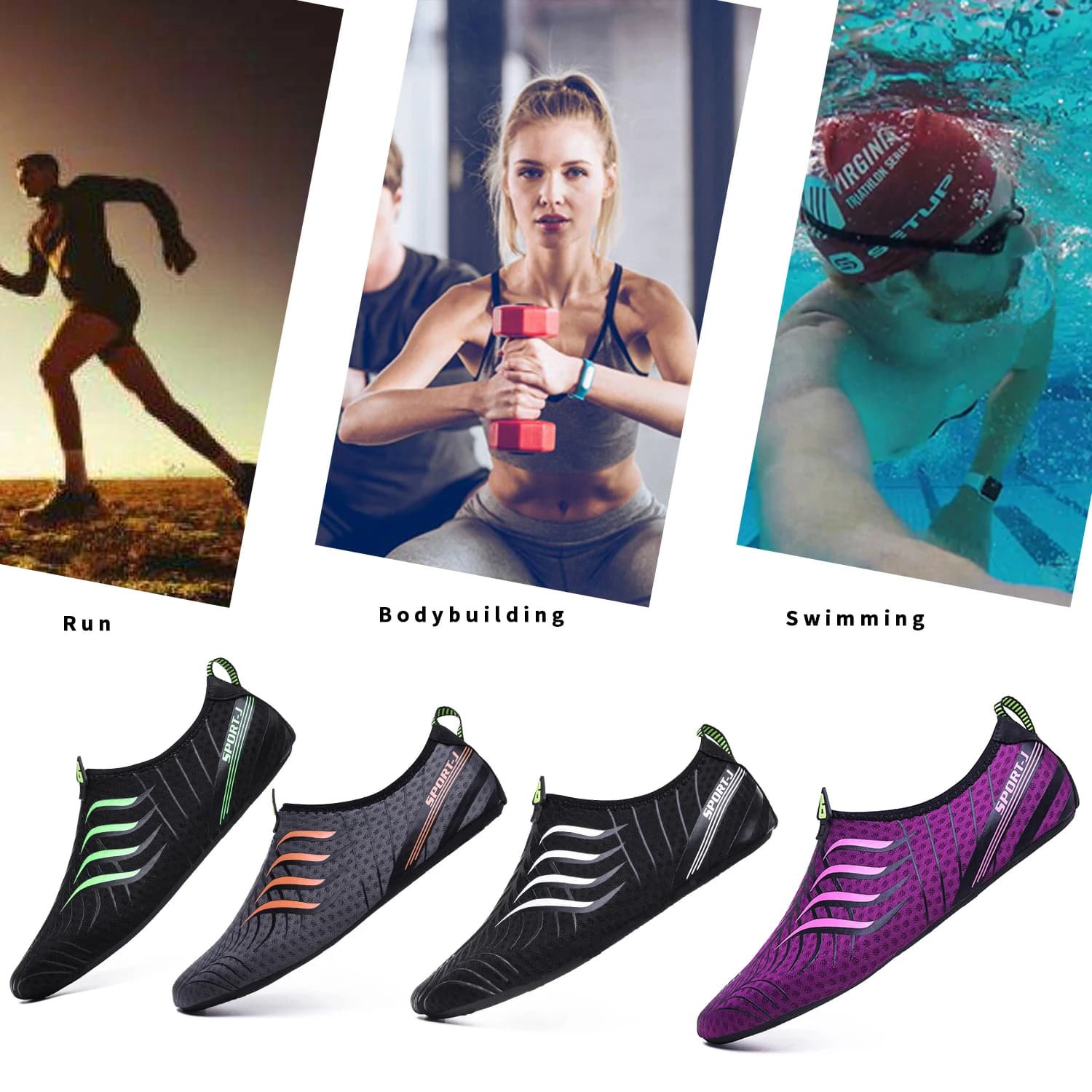 Chaussures aqua unisex pour pêche en eau - Sandales barefoot pêche wading et pêche pieds dans l'eau
