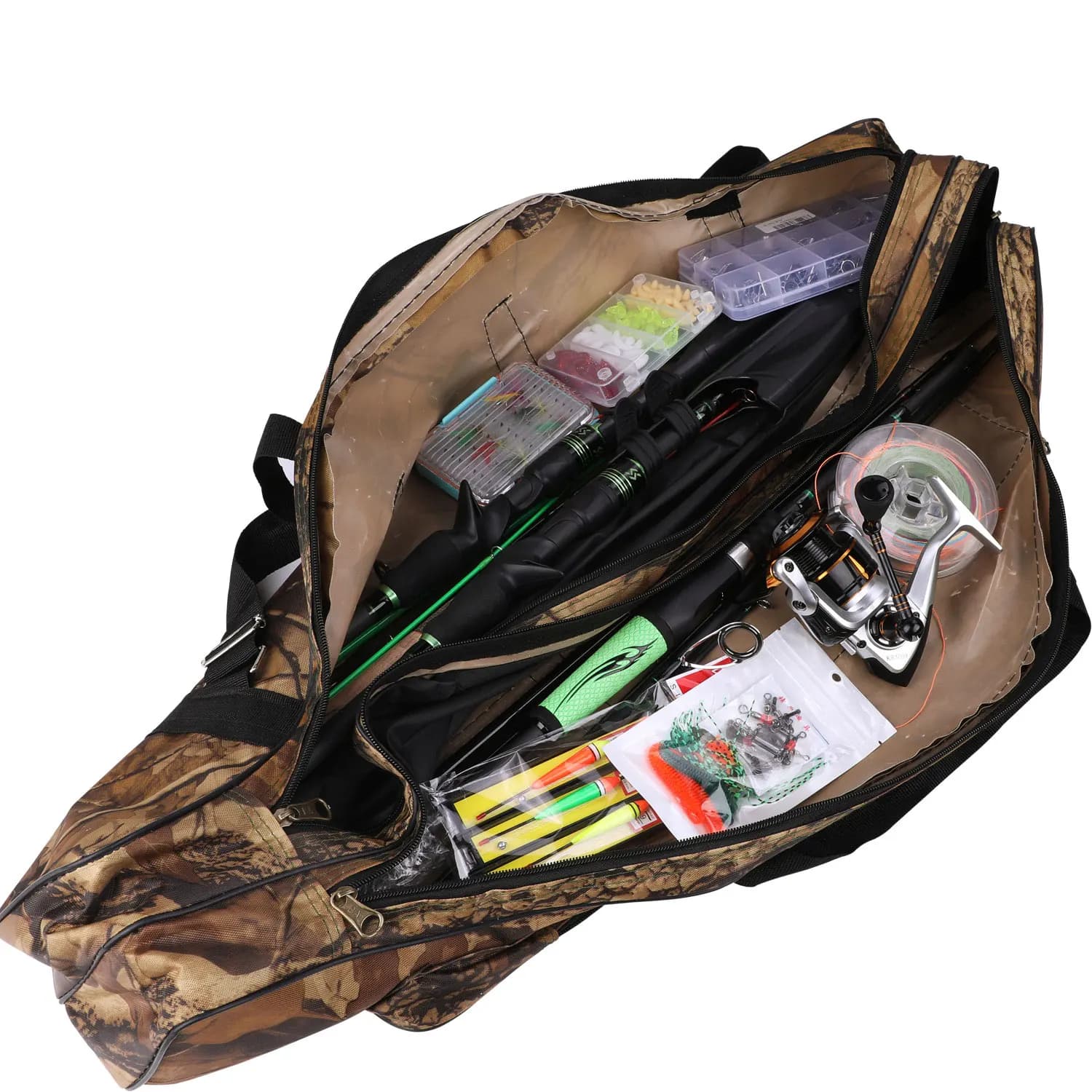 Sac pour canne à pêche Sougayilang 80-120cm portable nylon grande capacité accessoires pêche