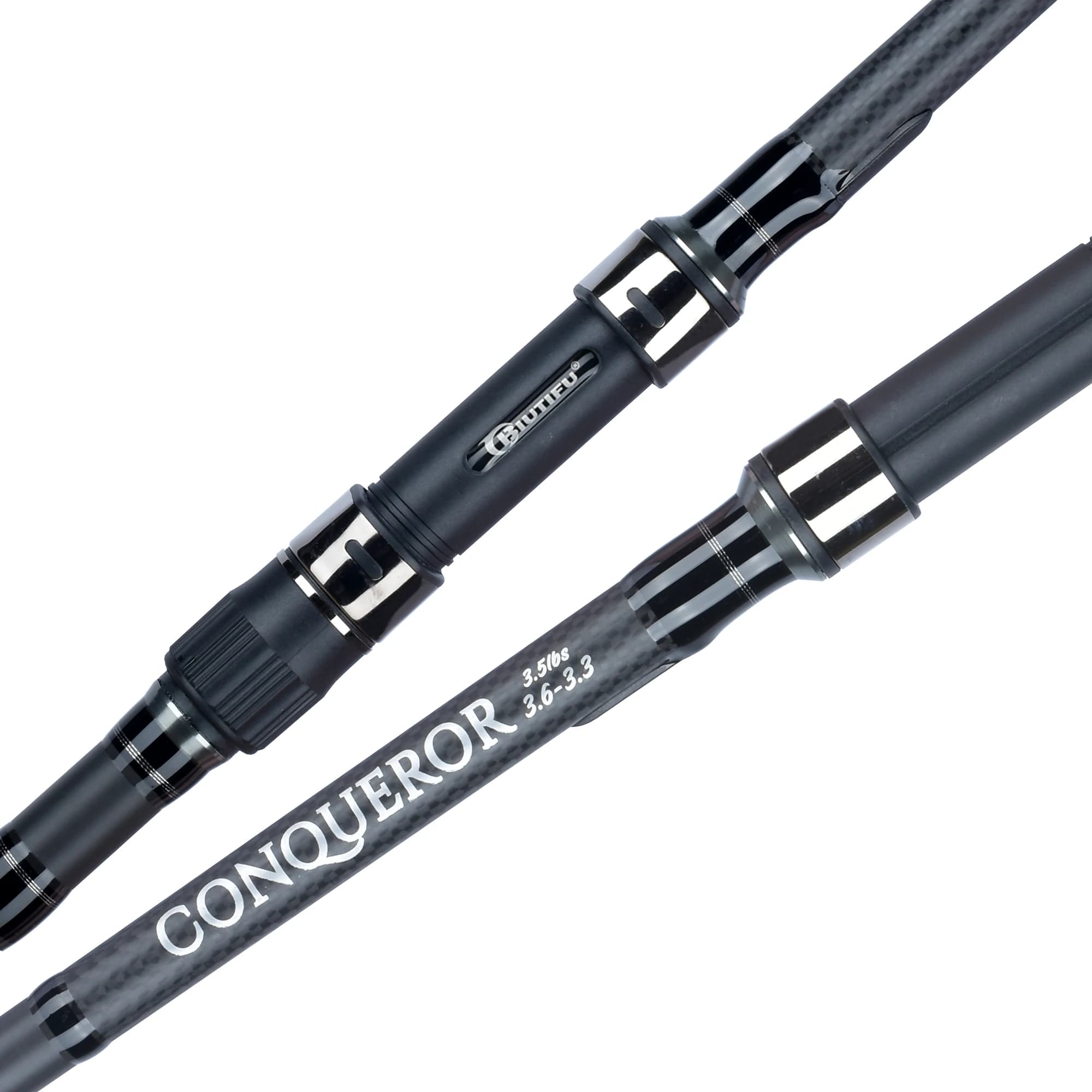 Canne carpe voyage 3 sections 4.2/3.6/3.0m carbone 30t - Puissance 3.5lb pour lancers 60-150m