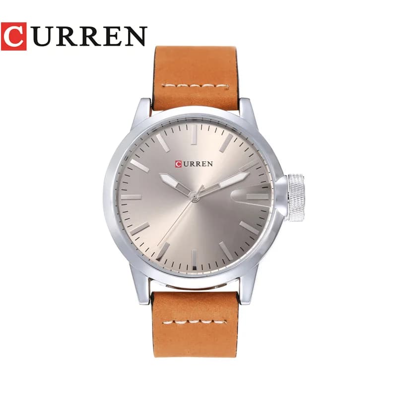 Montre homme sport quartz Curren 8192 8208 étanche fashion gros cadran aiguilles lumineuses relojio masculino