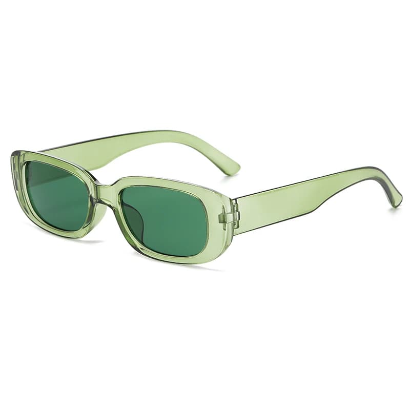 Lunettes de pêche rétro rectangle - Petit format - Voyage plage été UV400