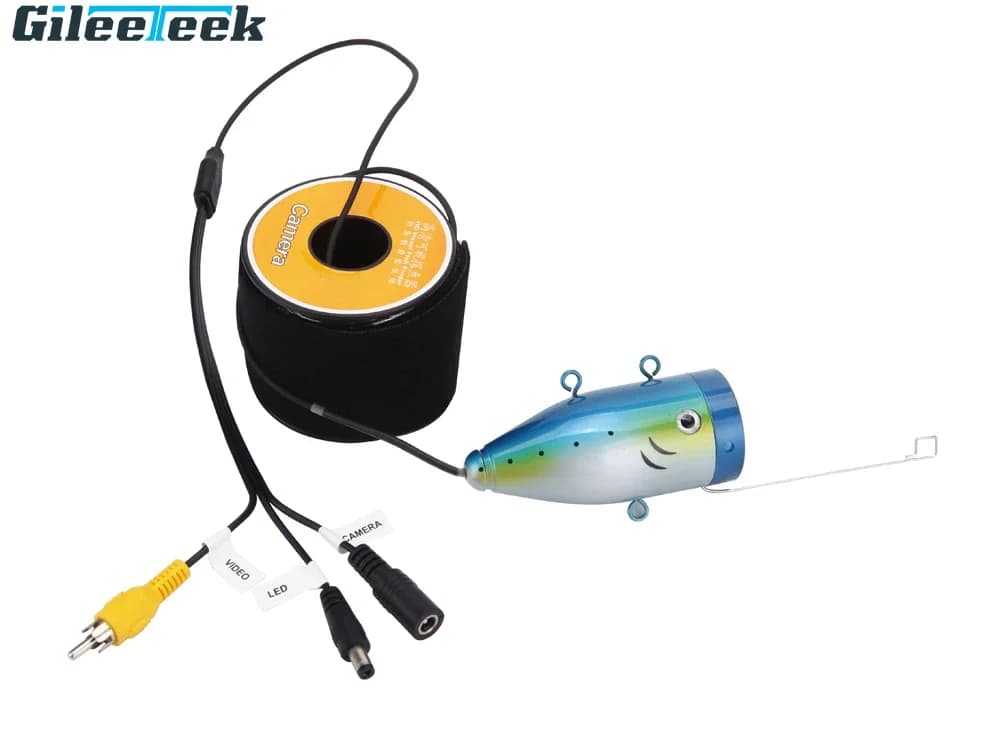 Caméra vidéo sous-marine F01S 12 LED IR étanche - Sondeur avec câble 15/30/50m pour pêche professionnelle