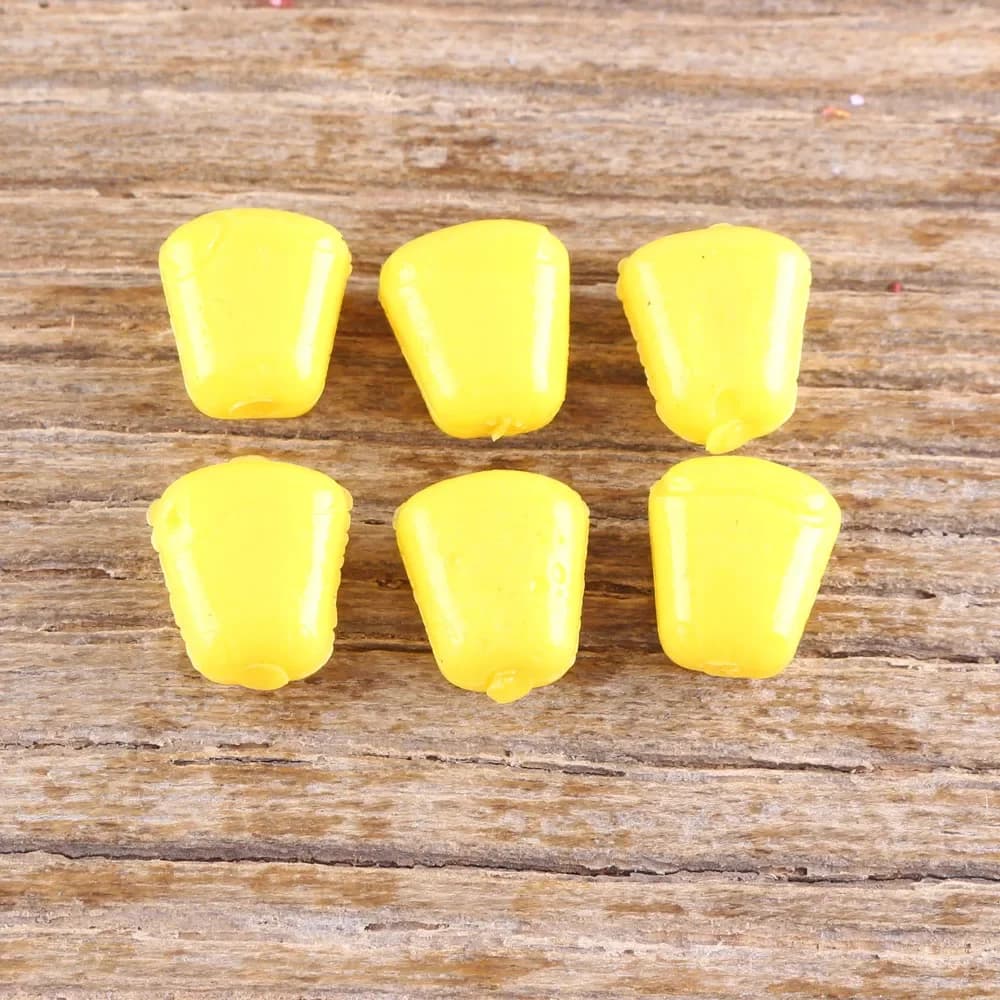 100 leurres silicone maïs flottants - appâts artificiels avec odeur de maïs pour pêche de la carpe