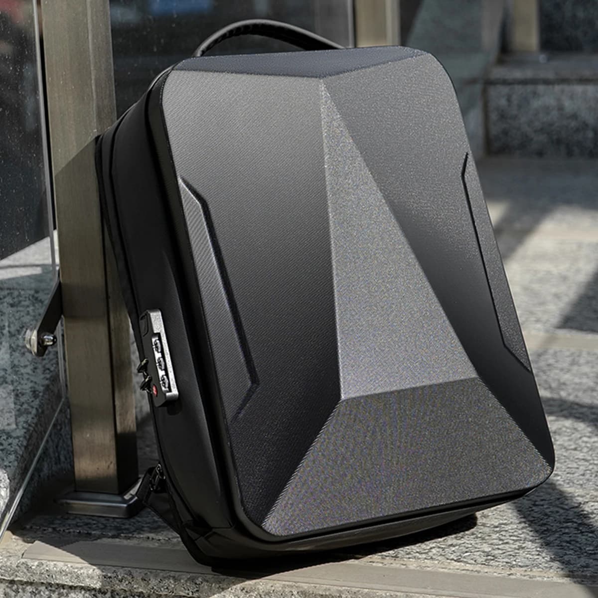 Sac à dos homme extensible pour ordinateur grande capacité voyage d'affaires bagage coque rigide e-sport