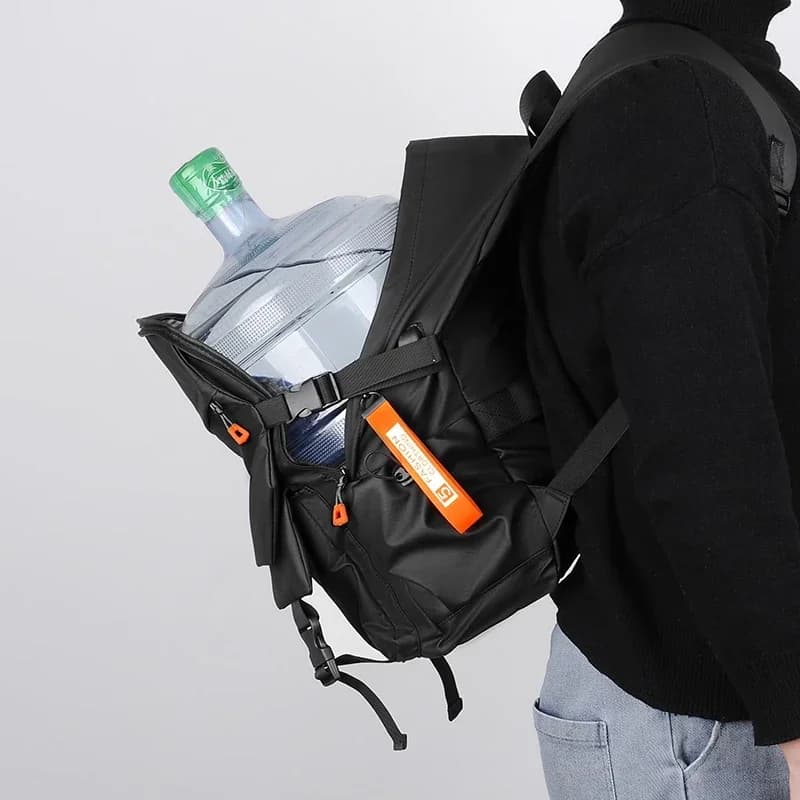 Sac à dos homme mode 15.6 pouces USB étanche grand capacité voyage école simple