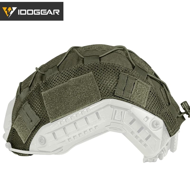 Housse nylon IDOGEAR pour casque FAST - Accessoire tactique couverture chasse pêche