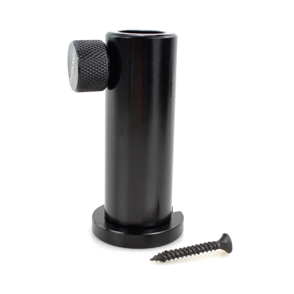 Support de canne en aluminium pour pêche à la carpe - Porte-canne réglable avec vis pour plateforme