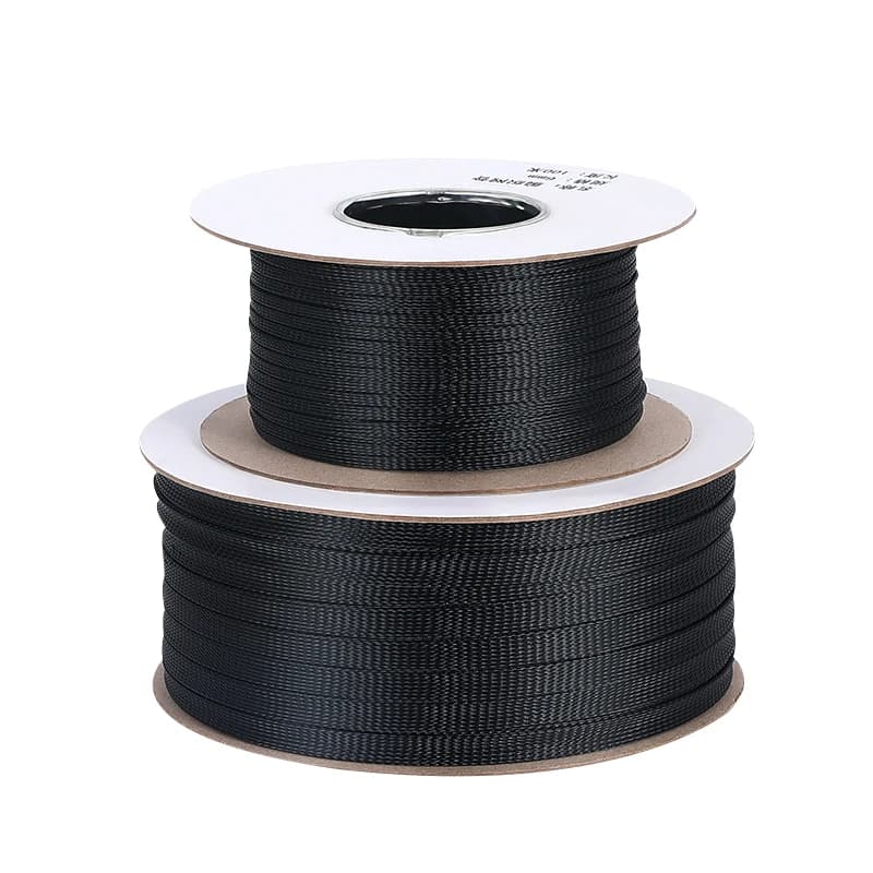 Gaine isolante noire 1/5/10M pour câbles pêche protection gainage électrique tube nylon ignifuge