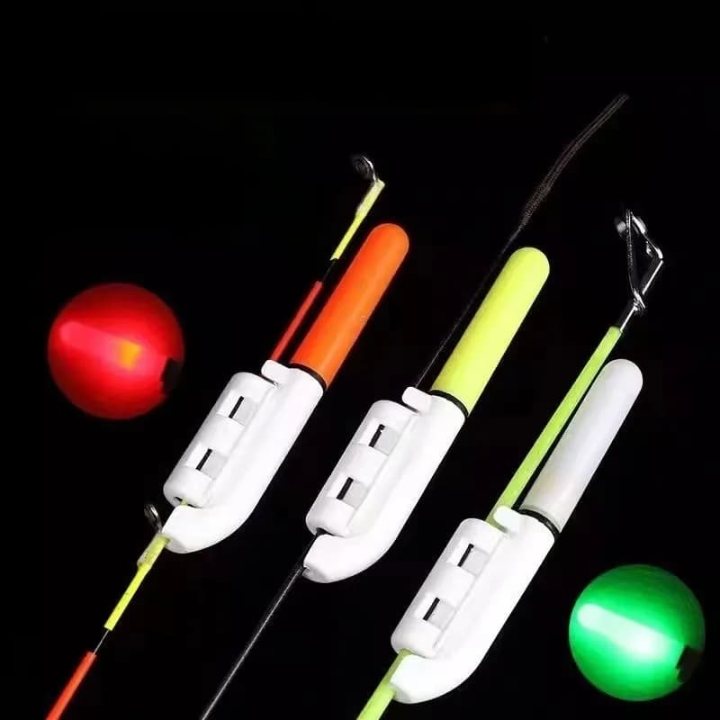 Bâton lumineux LED amovible pour pêche nocturne rocheuse - Flotteur étanche électronique avec batterie utile