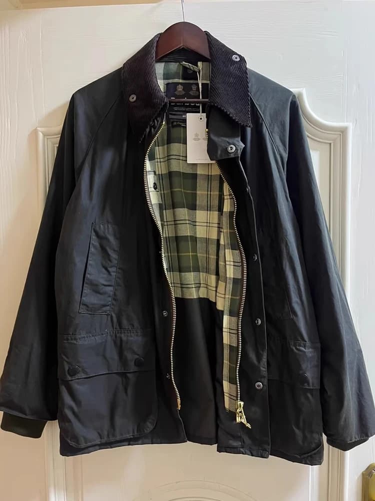Veste cirée unisexe pour pêche - Imperméable à l'huile - Homme et femme