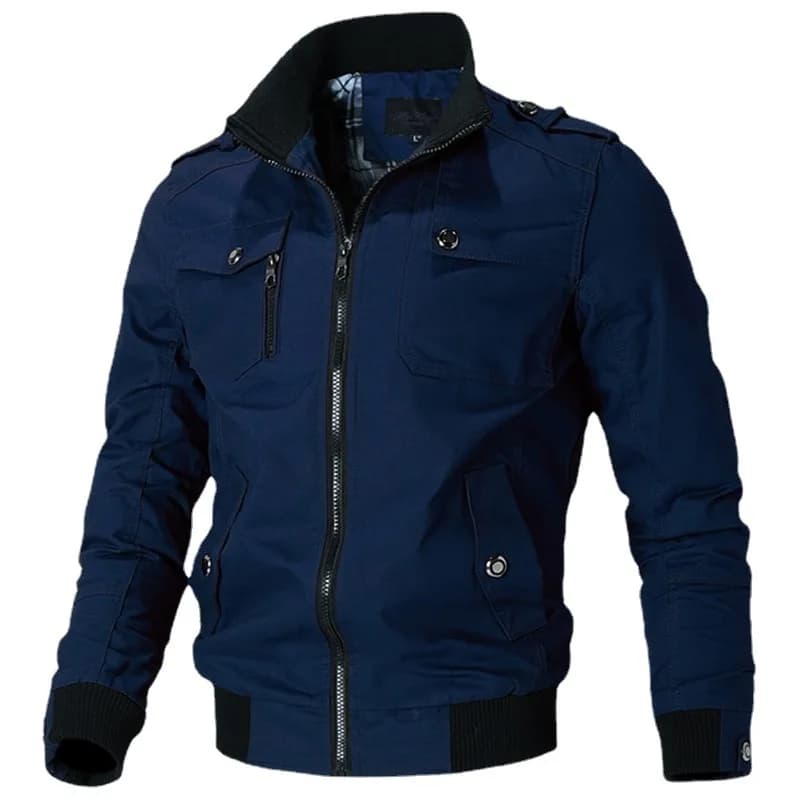 Veste militaire pêche travail doublée polaire tendance mode homme printemps automne