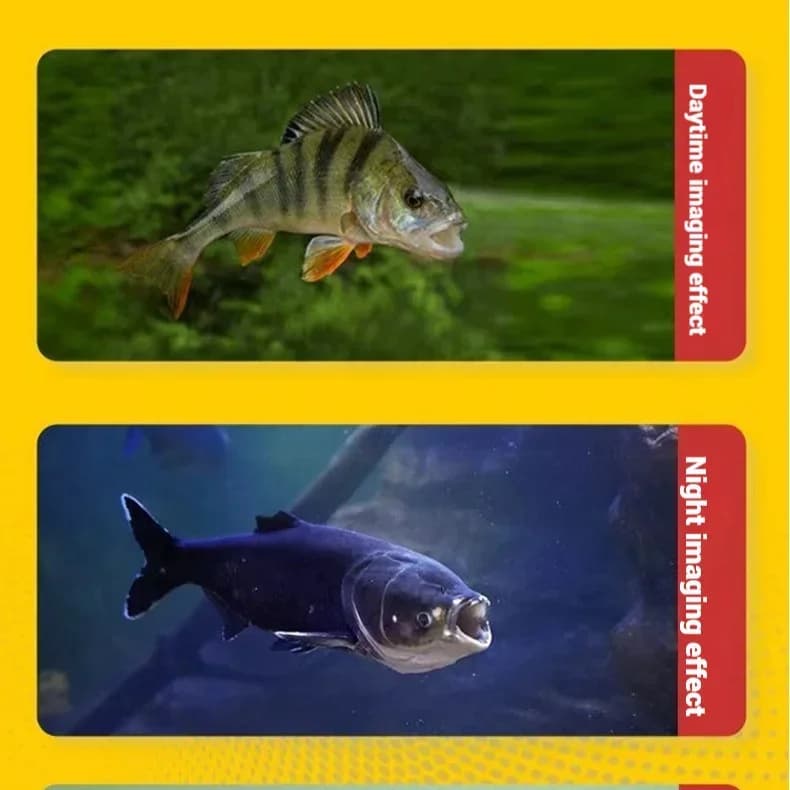 Caméra sous-marine vision nocturne 4.3/5 pouces écran HD détecteur poissons ligne 15-50m