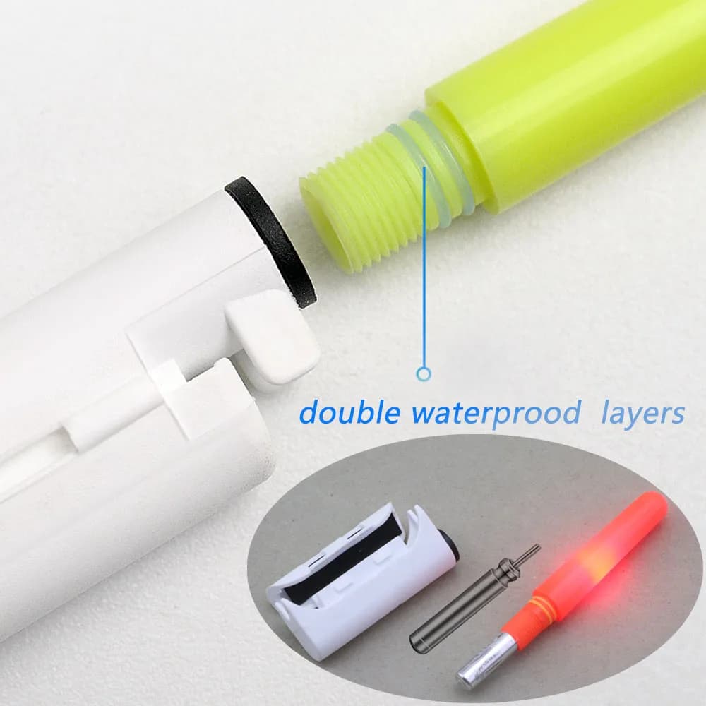 Chargeur CR425 3.6V pour flotteurs lumineux de pêche nocturne - set complet avec batterie lithium