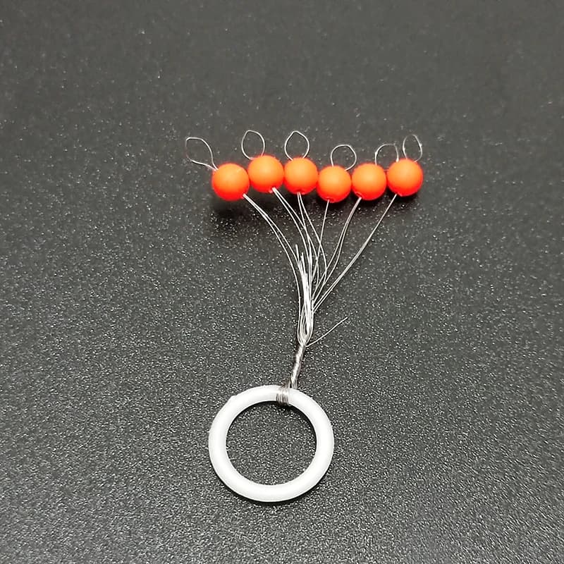 Flotteur 7 Étoiles Rond pour Carpe, 30 Pièces Lot, 5 Couleurs et 10 Tailles (00 à