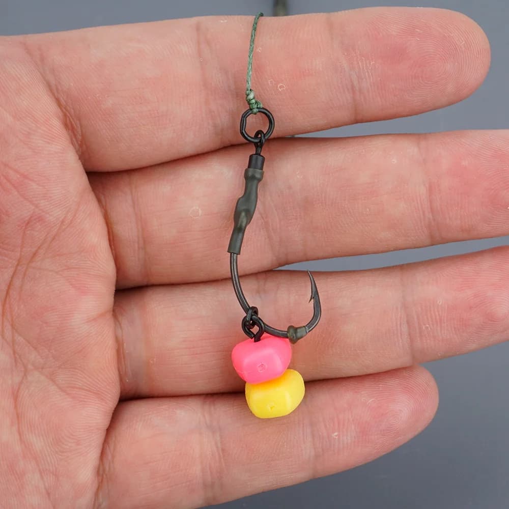 Appâts artificiels pop-up Hirisi 30 pièces maïs pour pêche carpe - leurres souples AH028
