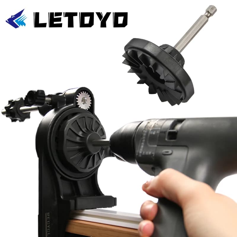 Enrouleur électrique ligne pêche pour perceuse portable LETOYO accessoire moulinet pratique