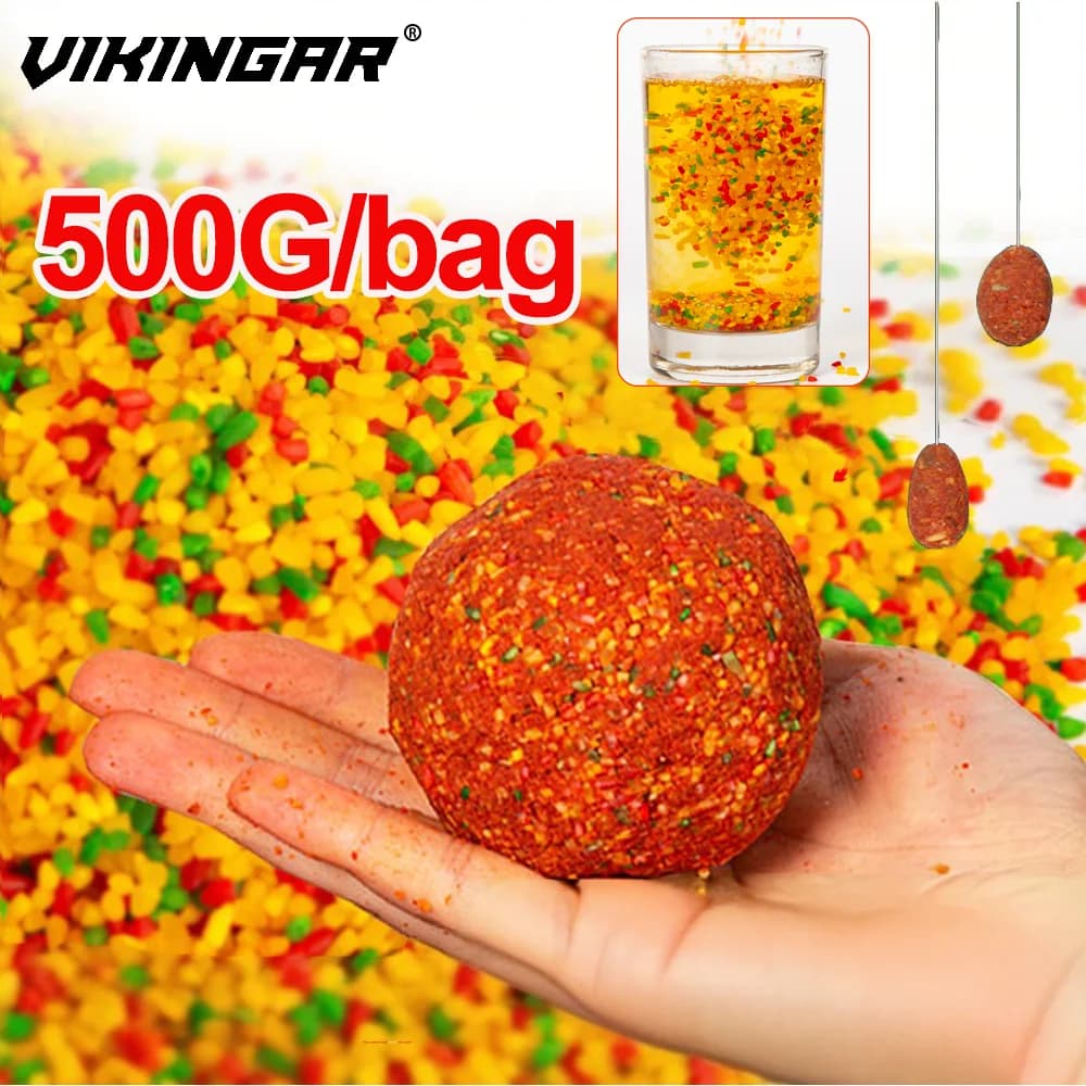 500g granulés appât carpe parfum composite tricolore - Matériel de nidification naturel musc