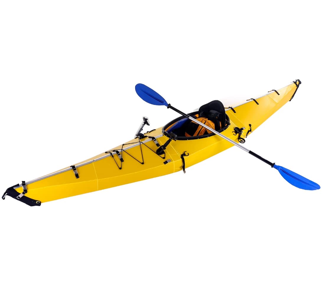 Kayak pliant Pengyi monoplace - Canoë océan bateau de pêche compact et transportable