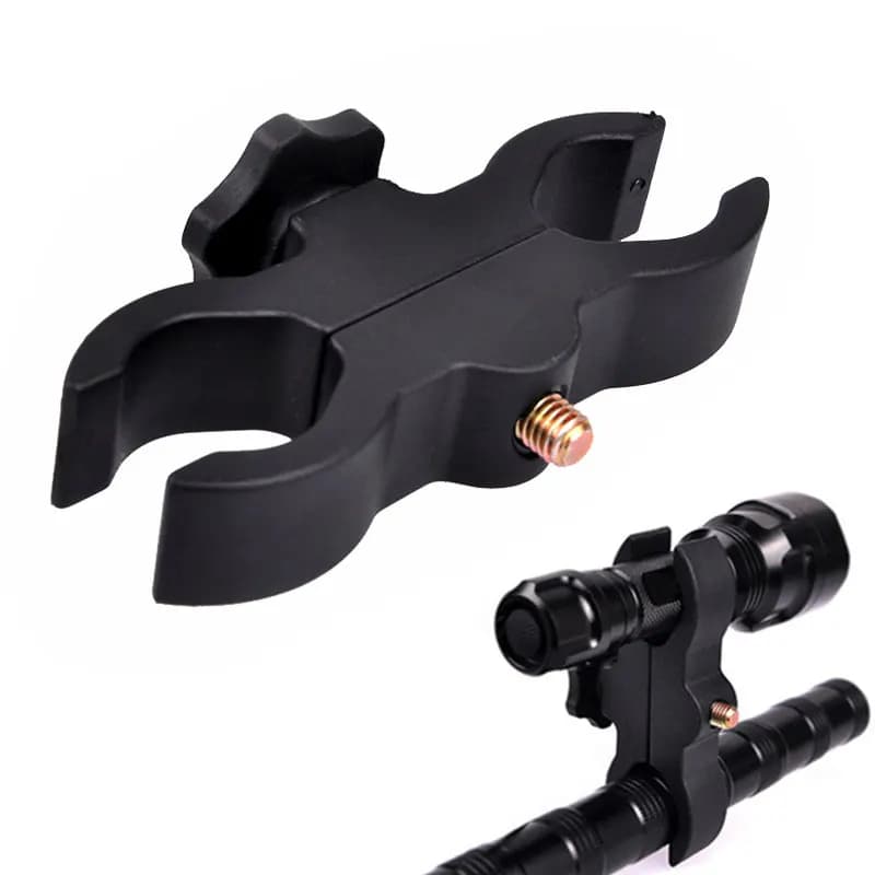 Support de lampe torche LED - Montage pour fusil de chasse - Pince de fixation avant tactique