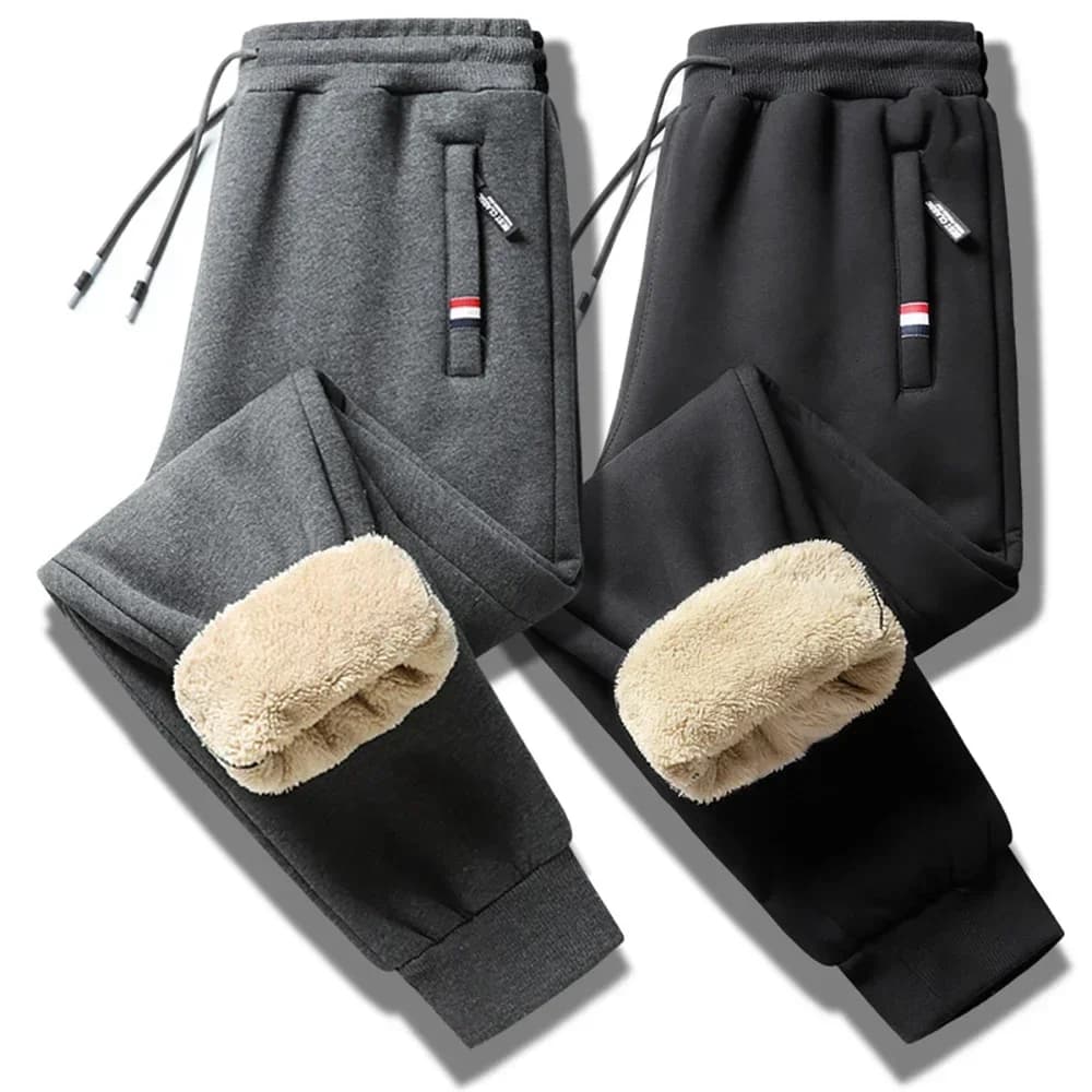 Pantalon d'hiver laine mouton homme - Chauffant qualité pour pêche hivernale confort premium