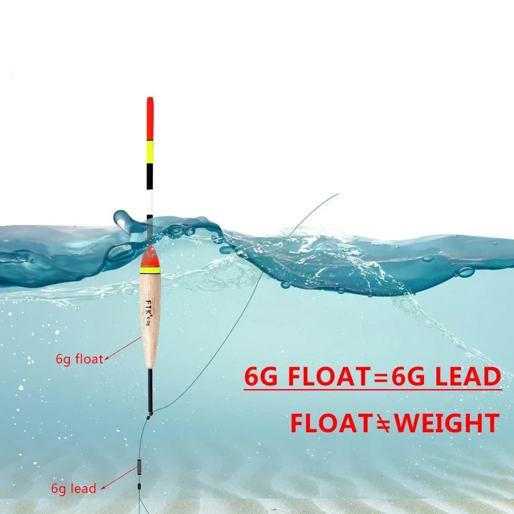 Set flotteurs pêche Barguzinsky 5 pièces 2g-5g - flotteurs verticaux professionnels pour pêche précise