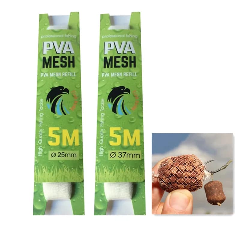 Nid de pêche soluble 5M pour carpe feeder, filet 18 à 44mm, accessoires de pêche européenne écologique