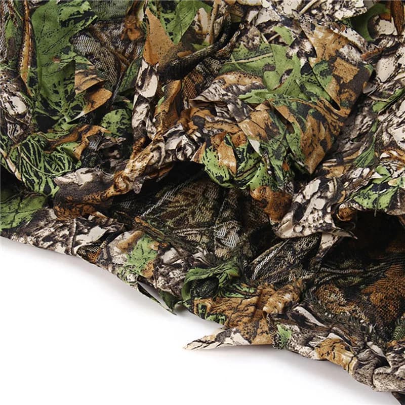 Combinaison ghillie unisexe camouflage feuilles - Tenue jungle tactique pour pêche et chasse