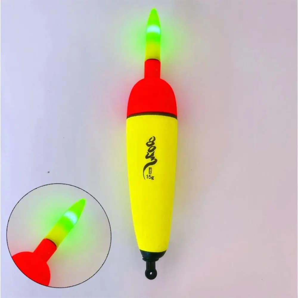 Flotteur de pêche lumineux EVA 10g-120g pour pêche de nuit et pêche en mer électronique