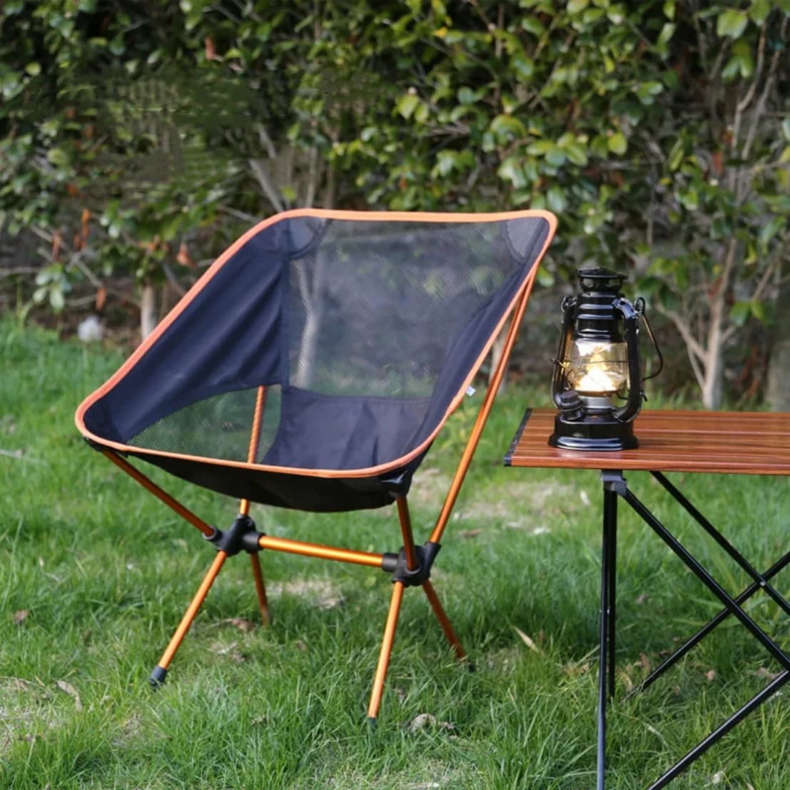 Chaise paresseuse aluminium pliante chaise lune camping pêche portable équipement pêche léger détente