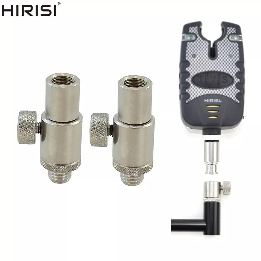 Connecteur rapide inox pour alarmes carpe et rod pod - Fixation instantanée AQ202 pour pêche statique